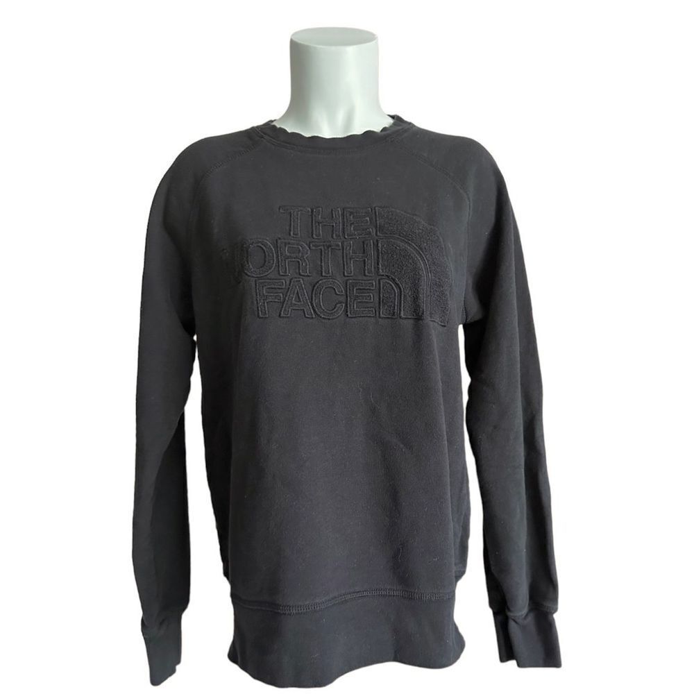 The North Face Women’s Black Raglan Long Sleeve Sweatshirt Size Large